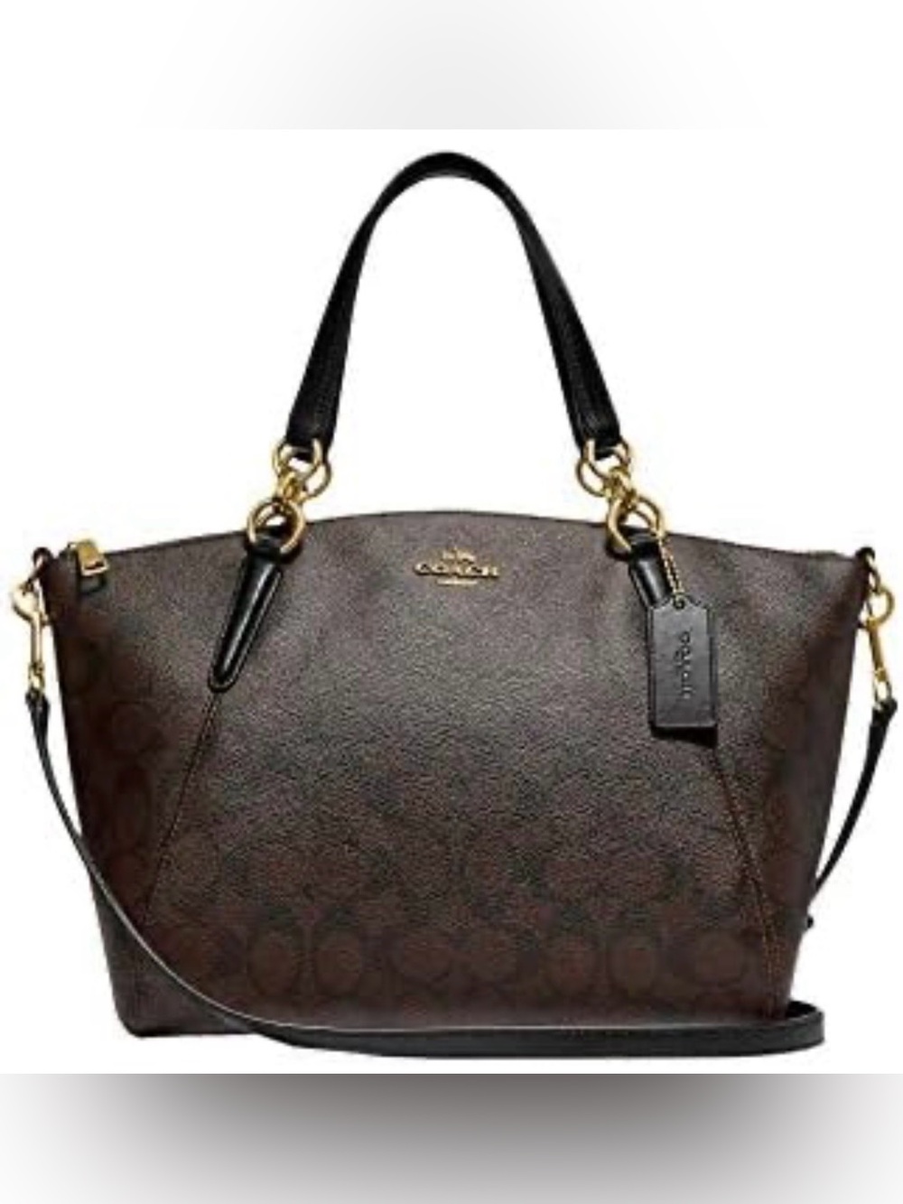 Coach Small Kelsey Satchel in Signature Canvas